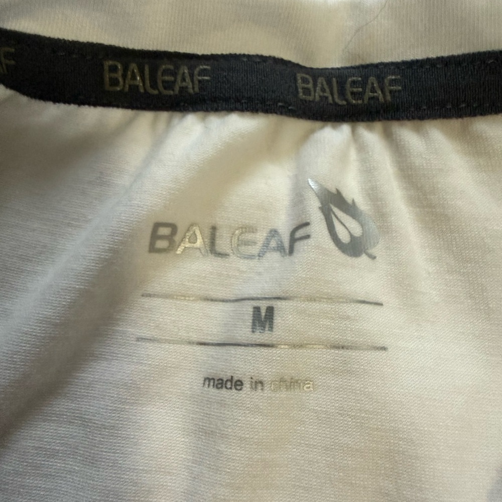 Baleaf White Crew Neck Tee-medium